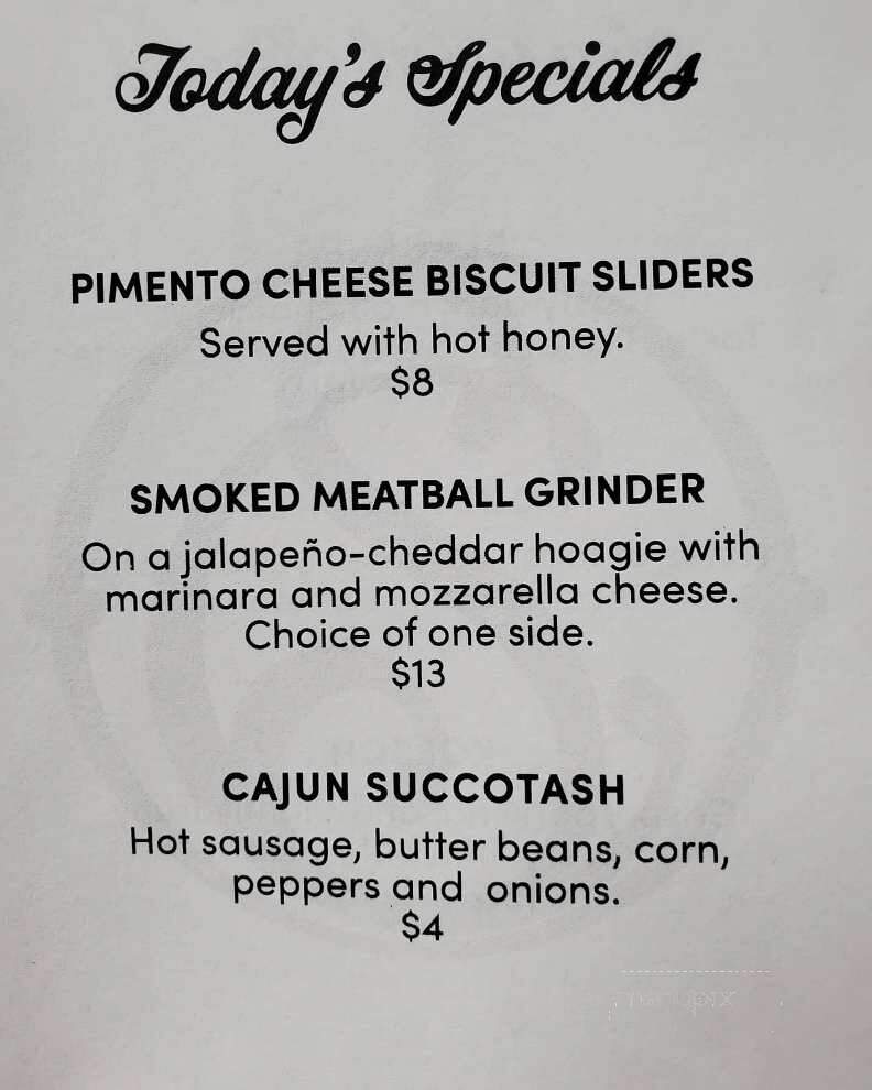 Southern Craft BBQ - Johnson City, TN menu_pic