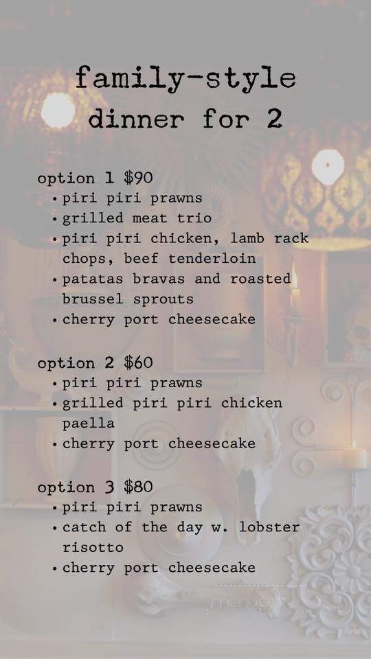 Bodega Tapas and Wine Bar - Edmonton, AB menu_pic