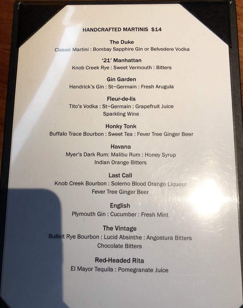 J. Alexander's - King of Prussia, PA menu_pic