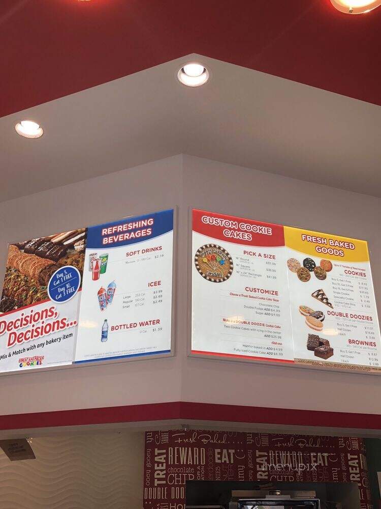 Great American Cookies - Zachary, LA menu_pic