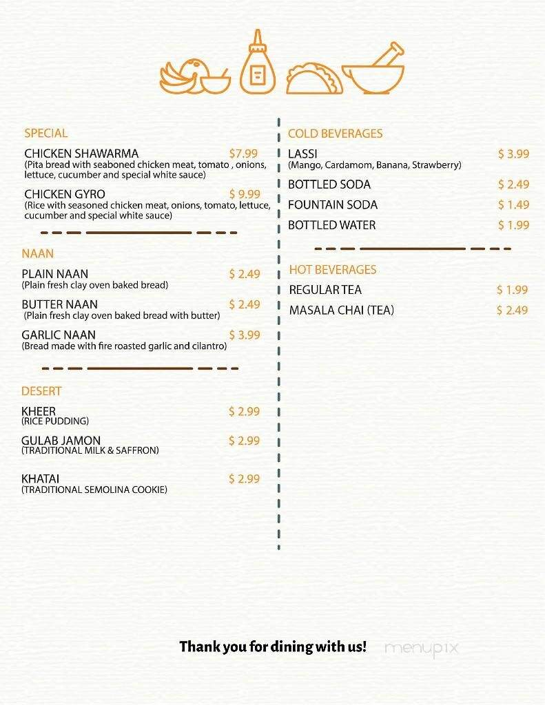 Desi Kitchen - Hallowell, ME menu_pic