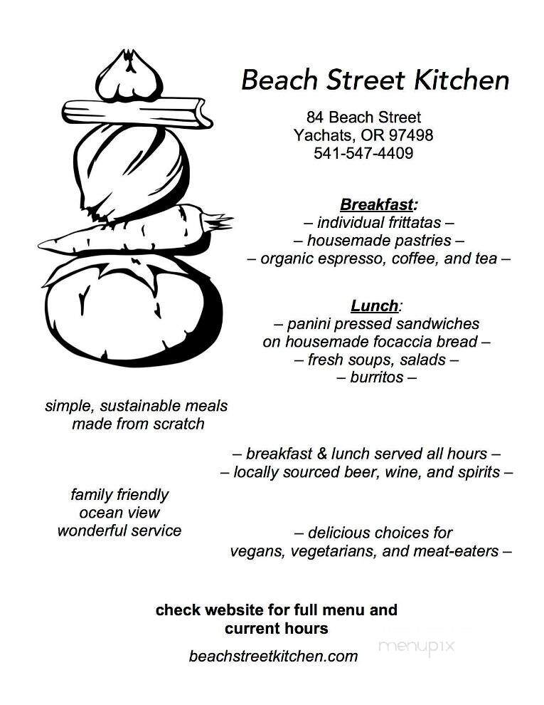 Beach Street Kitchen - Yachats, OR