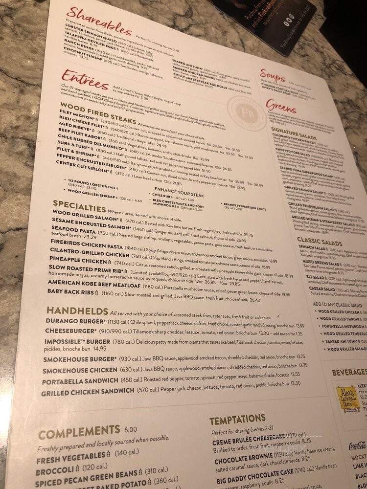 Firebirds Wood Fired Grill - North Wales, PA menu_pic