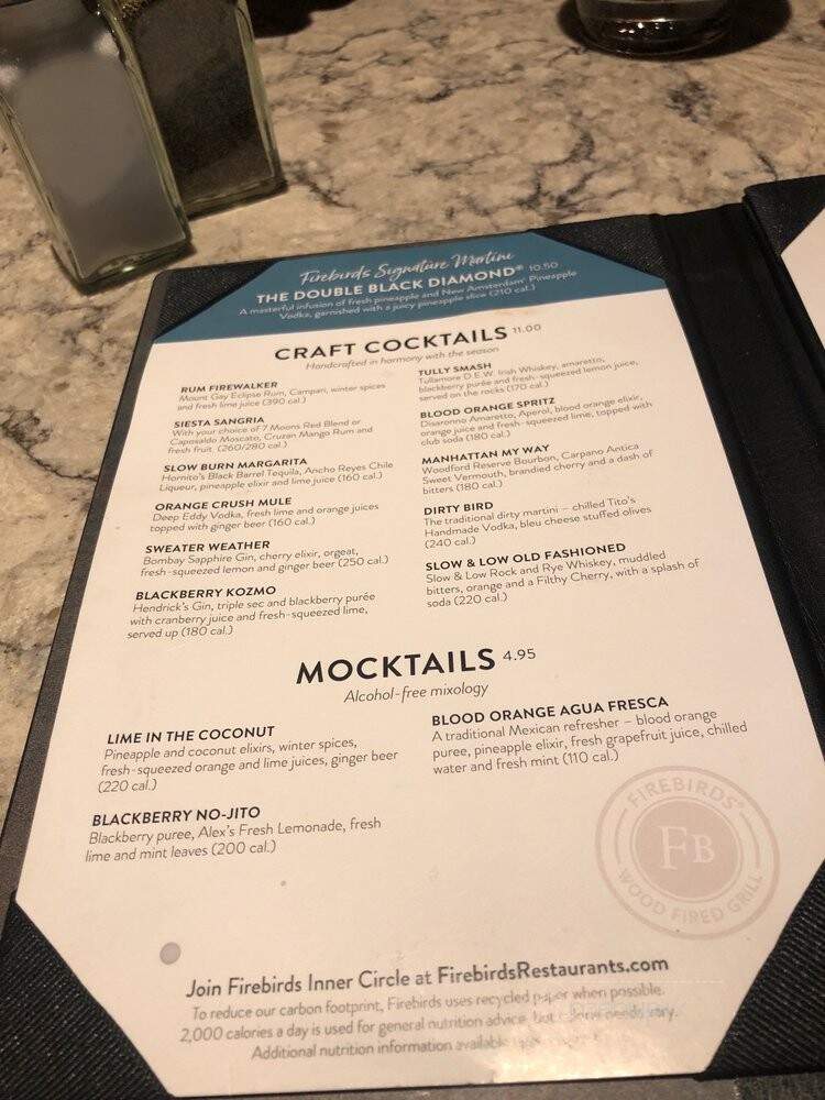 Firebirds Wood Fired Grill - North Wales, PA menu_pic