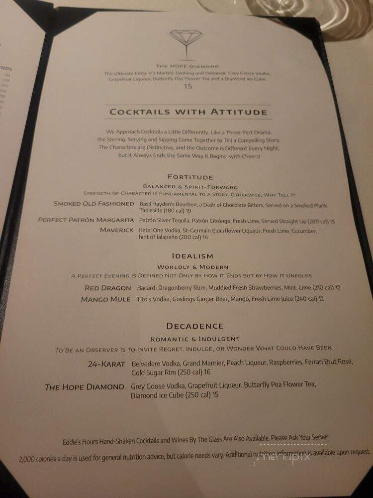 Eddie V's - Burlington, MA menu_pic