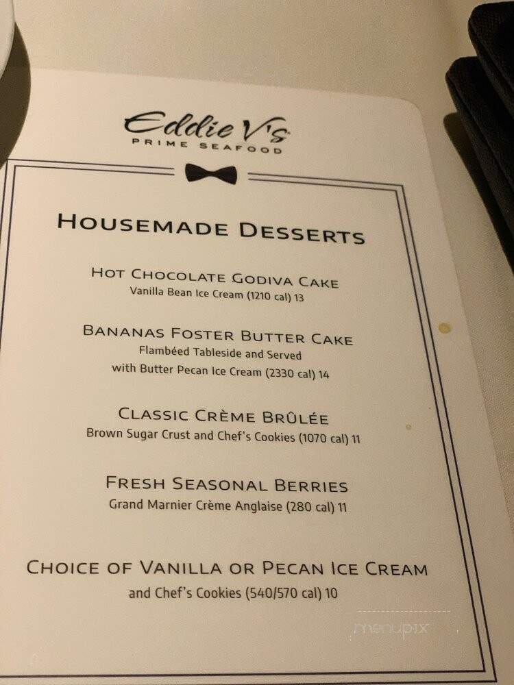 Eddie V's - Burlington, MA menu_pic