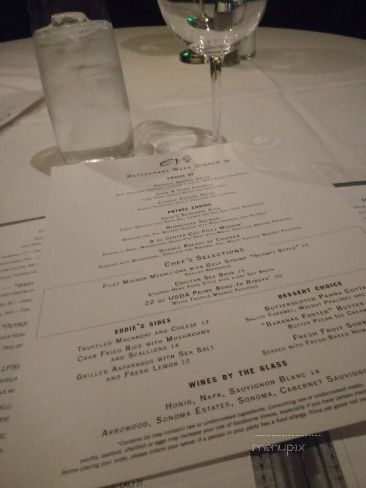 Eddie V's - Burlington, MA menu_pic