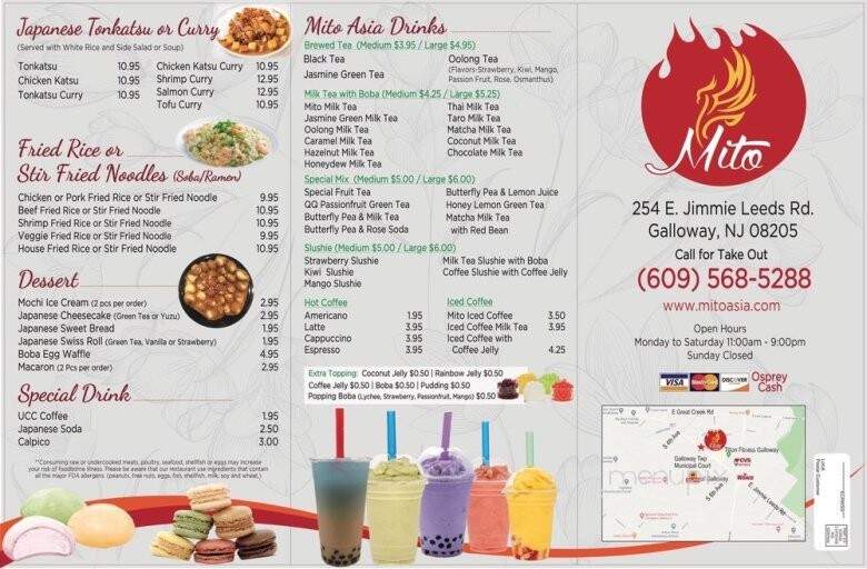 Mito Asia - Galloway, NJ menu_pic