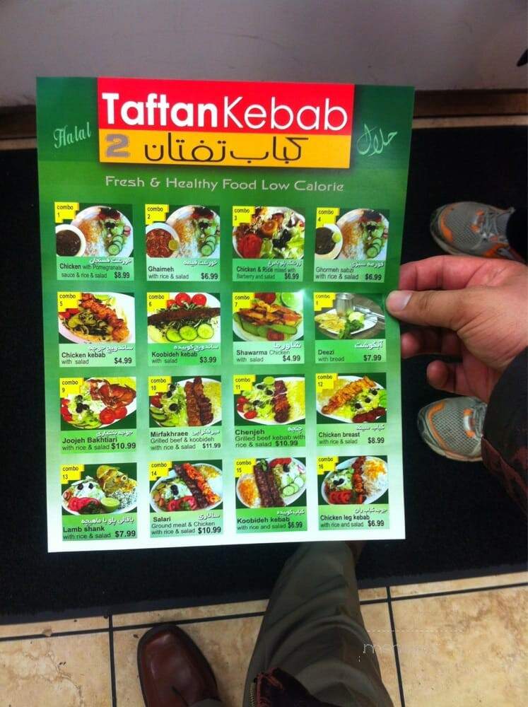 Taftan - Toronto, ON menu_pic