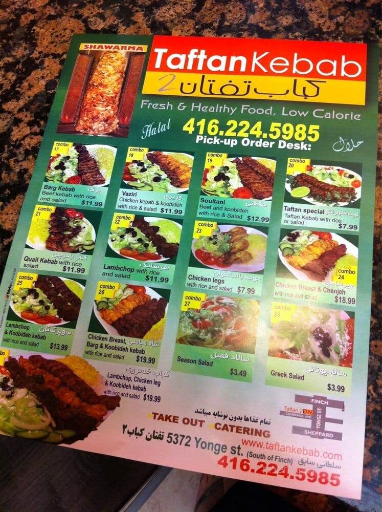 Taftan - Toronto, ON menu_pic