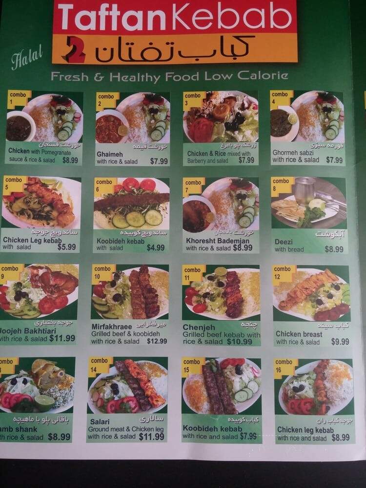 Taftan - Toronto, ON menu_pic