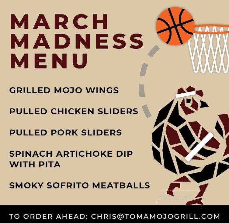 Toma Mojo Grill - Minnetonka, MN menu_pic