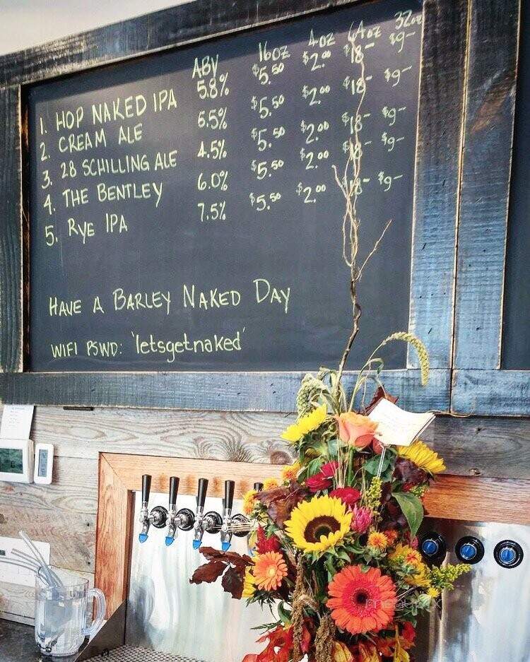 Barley Naked Brewing Company - Stafford, VA menu_pic