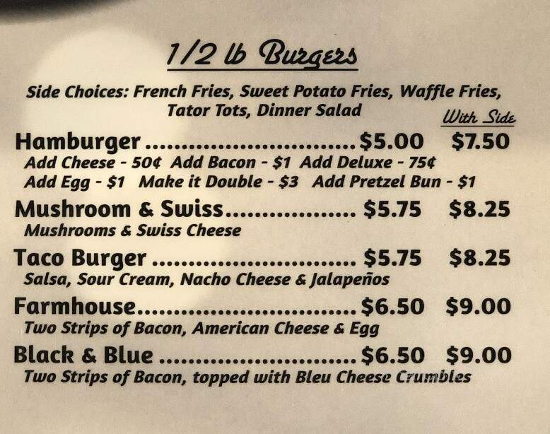 Waddy's - Hudson, SD menu_pic