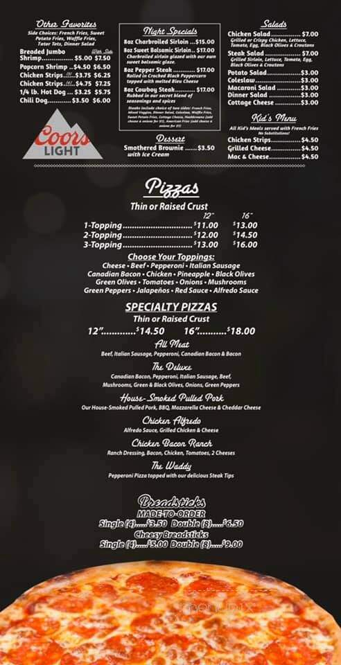 Waddy's - Hudson, SD menu_pic