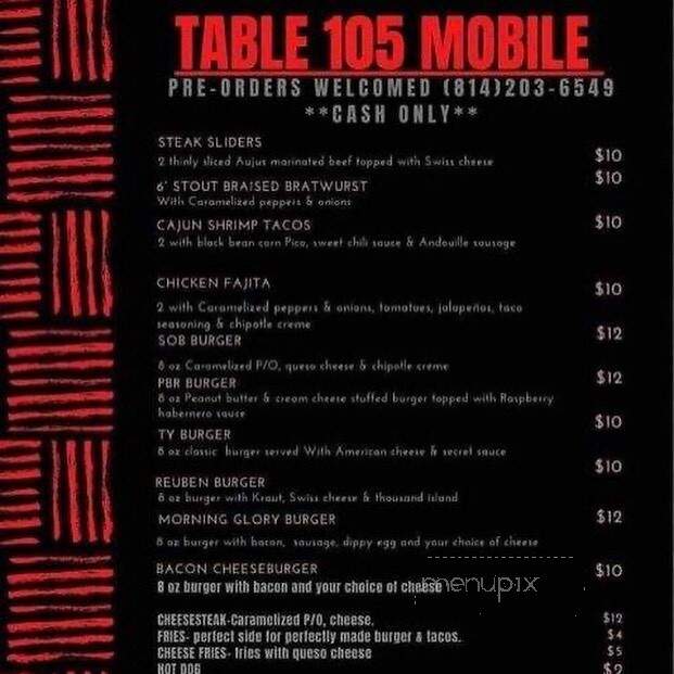 Mechanistic Brewing - Clarion, PA menu_pic