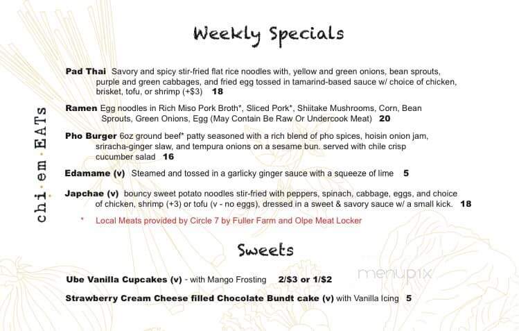 Chi Em Eats - Emporia, KS menu_pic