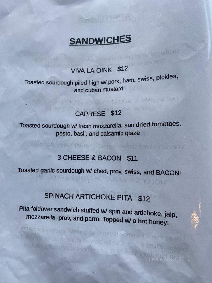 A-Town Tap - Ashland, OH menu_pic