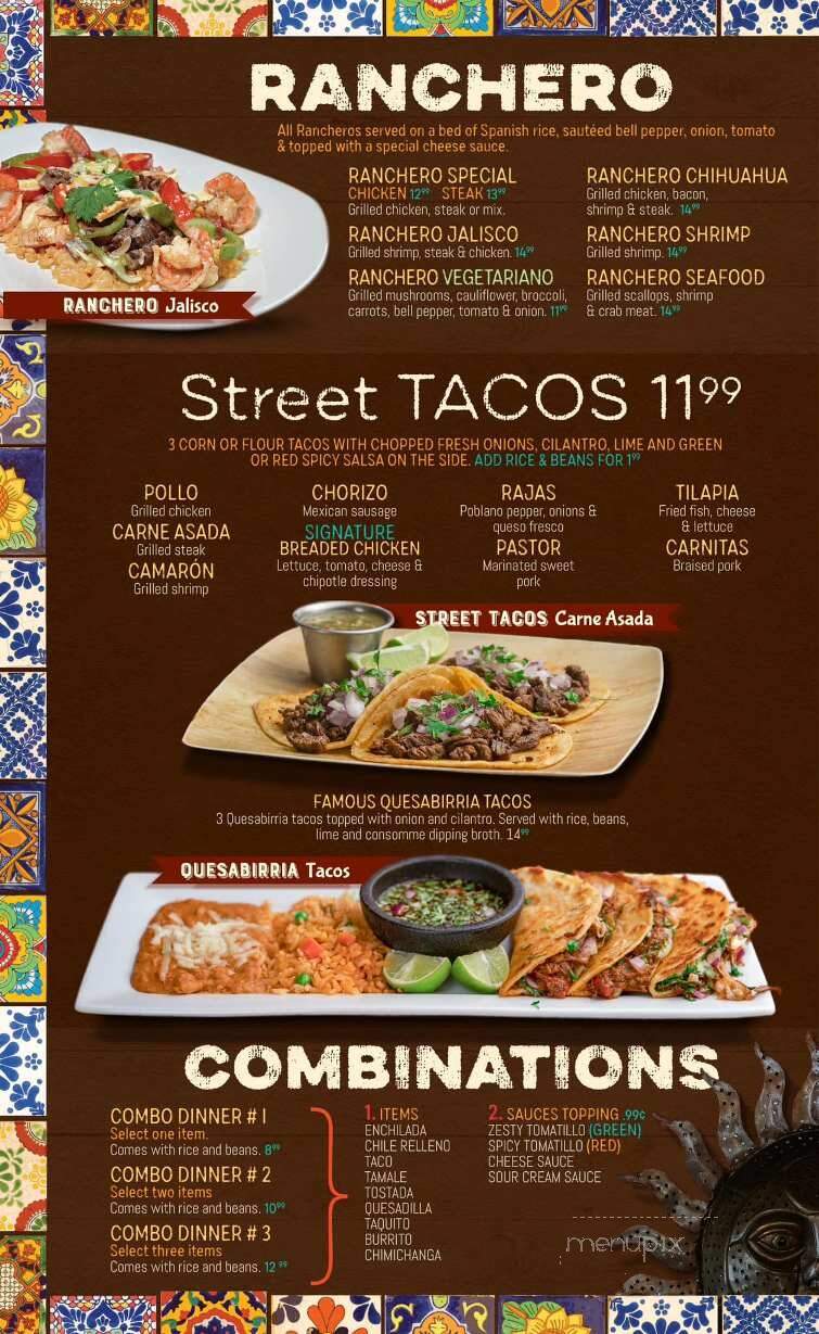 Salsas Mexican Restaurant - Conway, AR menu_pic