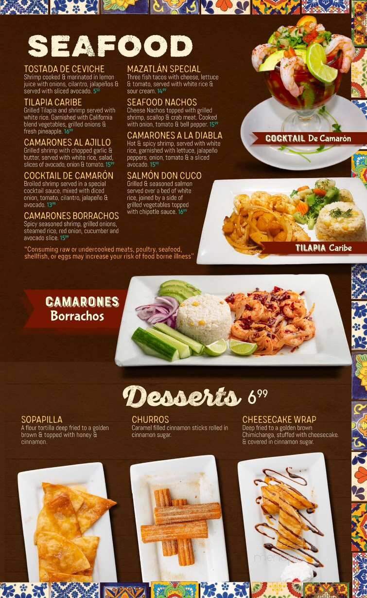 Salsas Mexican Restaurant - Conway, AR menu_pic