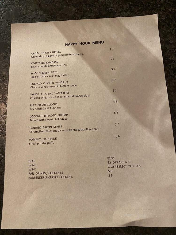 1933 House of Bourbon - Edwardsville, IL menu_pic