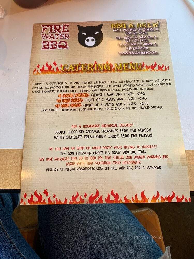 Firewater BBQ - Lombard, IL