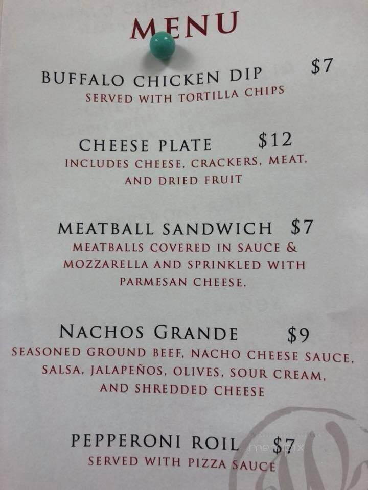 Webb Winery - Hermitage, PA menu_pic