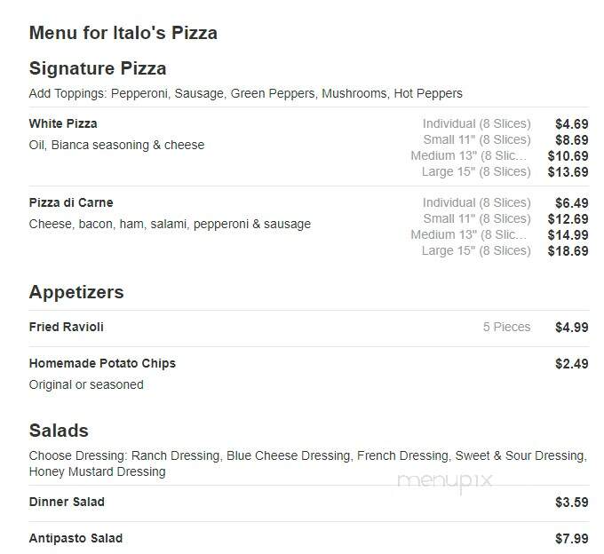 Italo's Pizza - Lisbon, OH