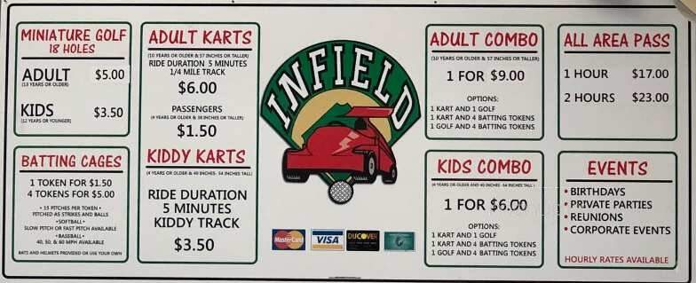 Infield - Lexington, OH menu_pic