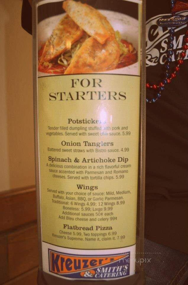 Smith's Restaurant - Wauseon, OH menu_pic