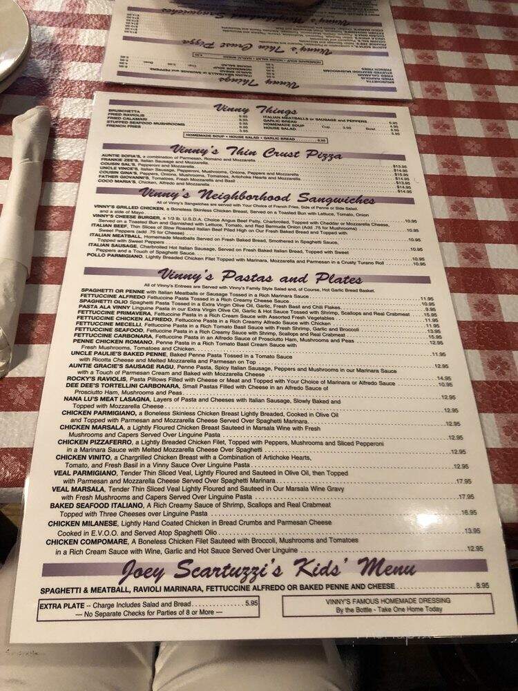 Vinny Vanucchi's - Dubuque, IA menu_pic