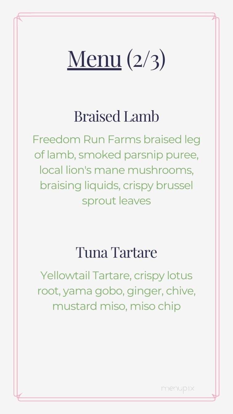 Coles 735 Main - Lexington, KY menu_pic