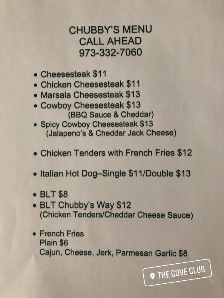 Chubby's Food Truck - San Diego, CA menu_pic