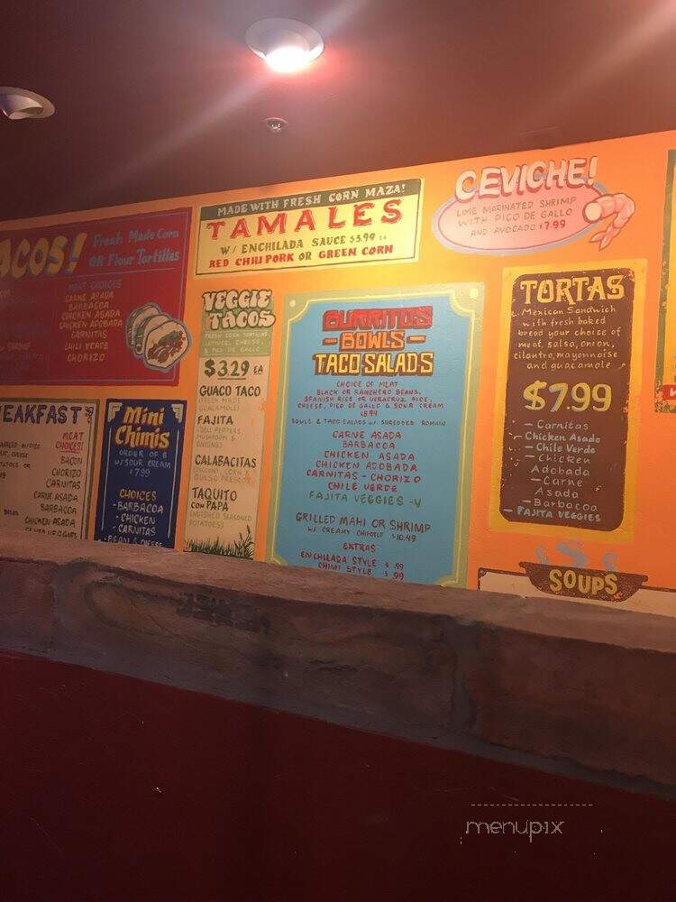 Calle Tepa - Tucson, AZ menu_pic