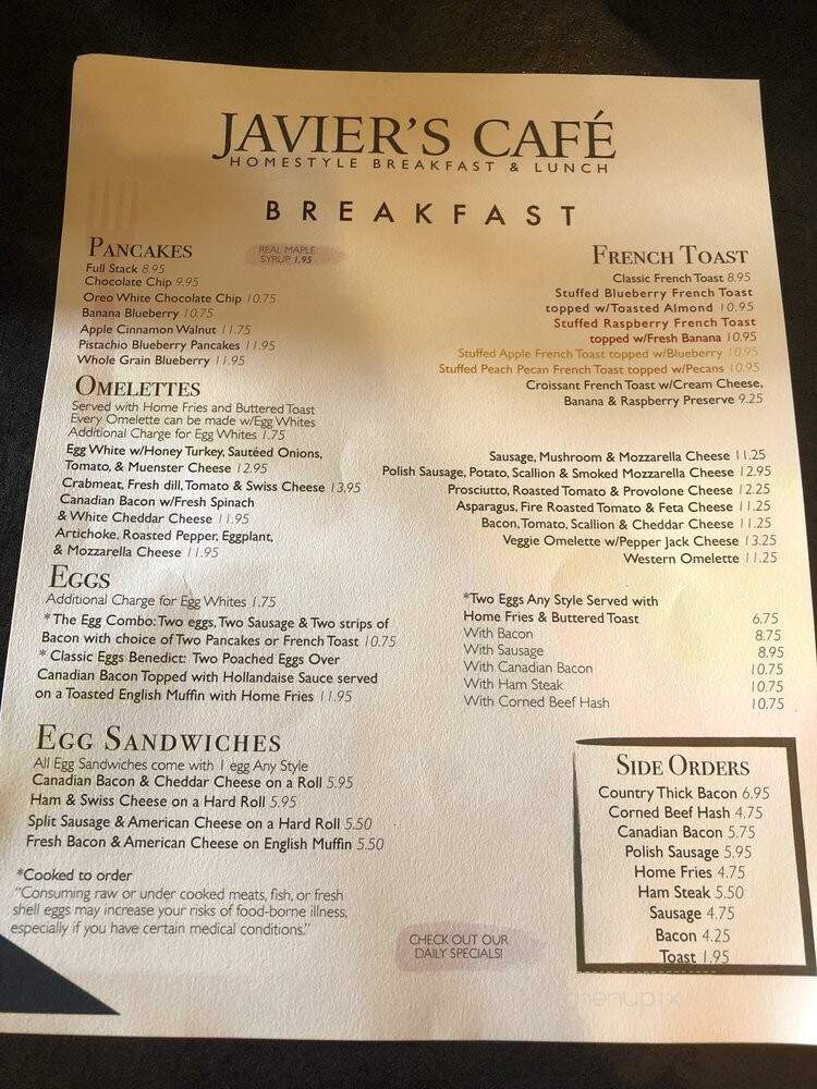 Javier's Cafe - Smithtown, NY