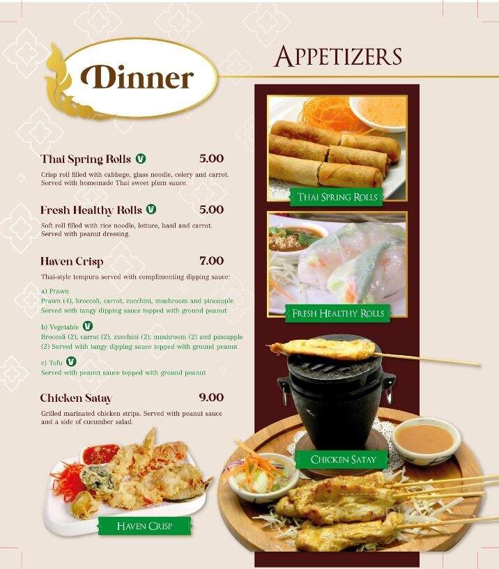 Thai Haven - Winter Haven, FL menu_pic
