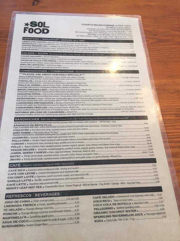 Sol Food - Mill Valley, CA