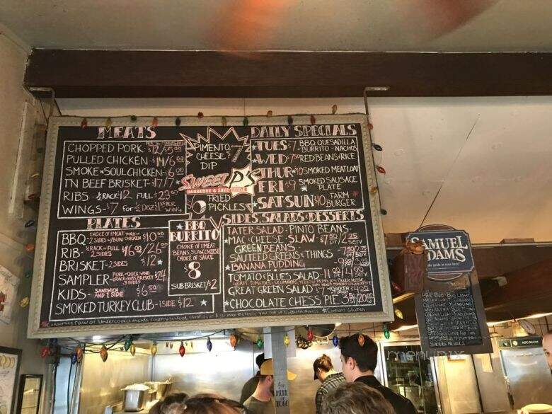 Sweet P's BBQ & Soul House - Knoxville, TN menu_pic