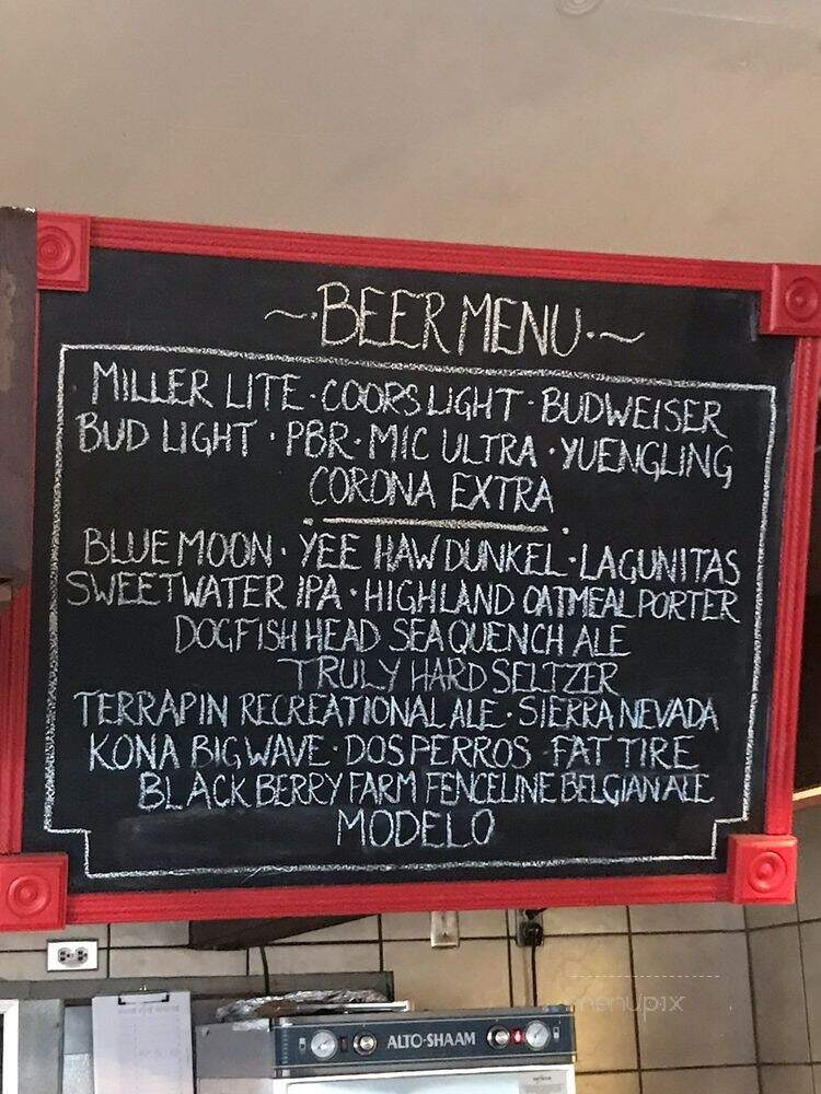 Sweet P's BBQ & Soul House - Knoxville, TN menu_pic