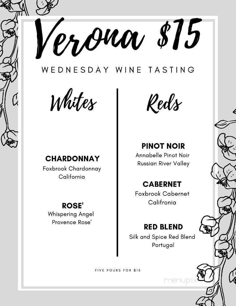 Verona Restaurant - Texarkana , AR menu_pic
