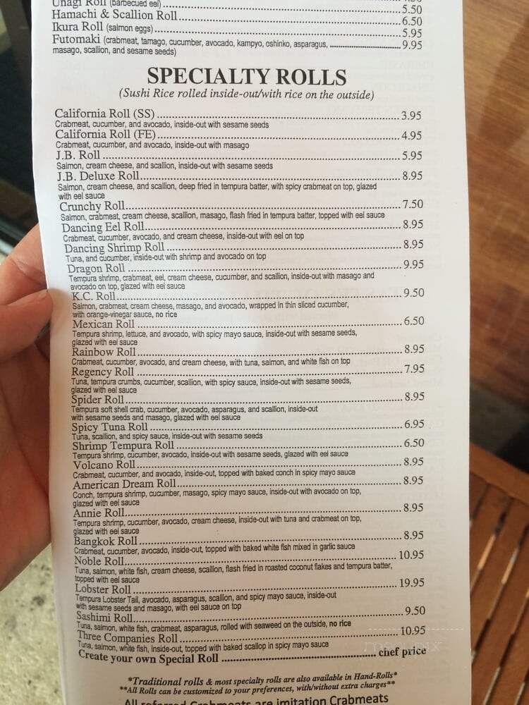 Noble Thai & Sushi Bistro - Jupiter, FL menu_pic