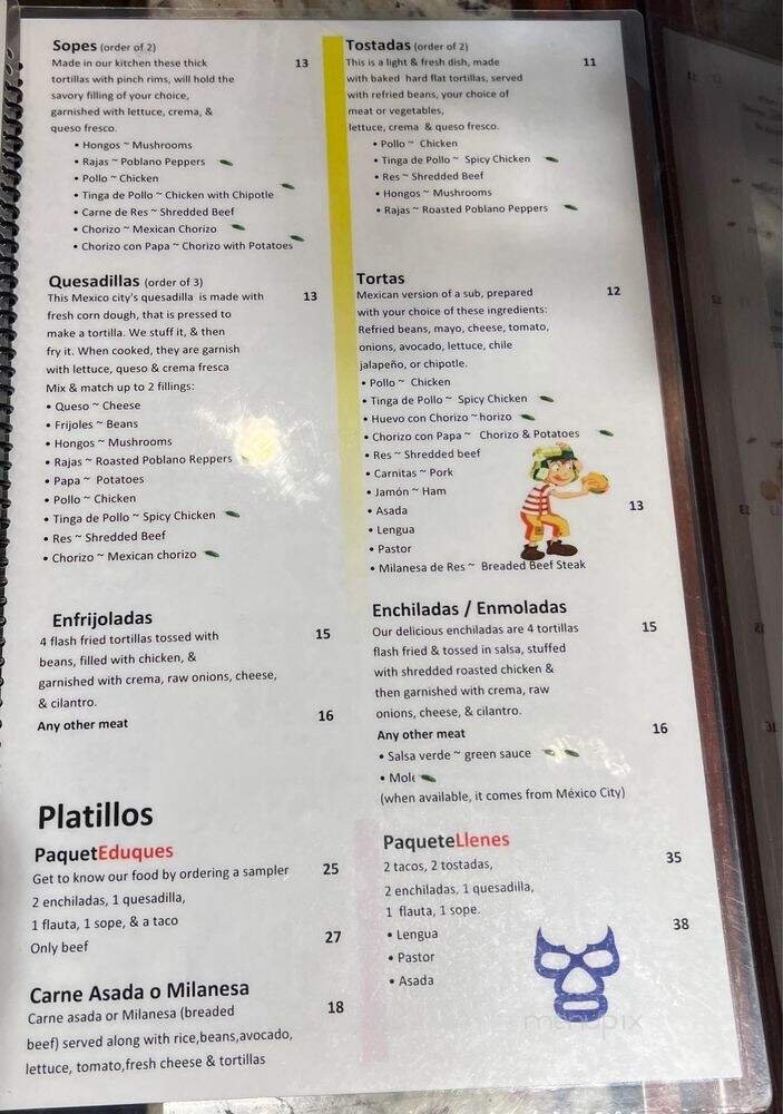 Fiesta Mexicana - Rosedale, MD menu_pic