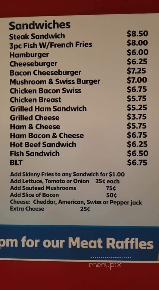 Towne Tap - Columbus, WI menu_pic