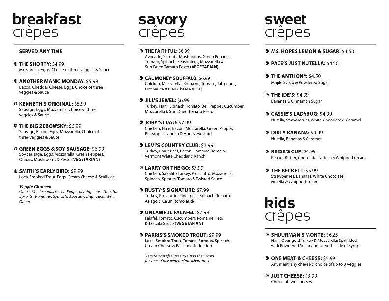 Twisted Crepe - Asheville, NC menu_pic