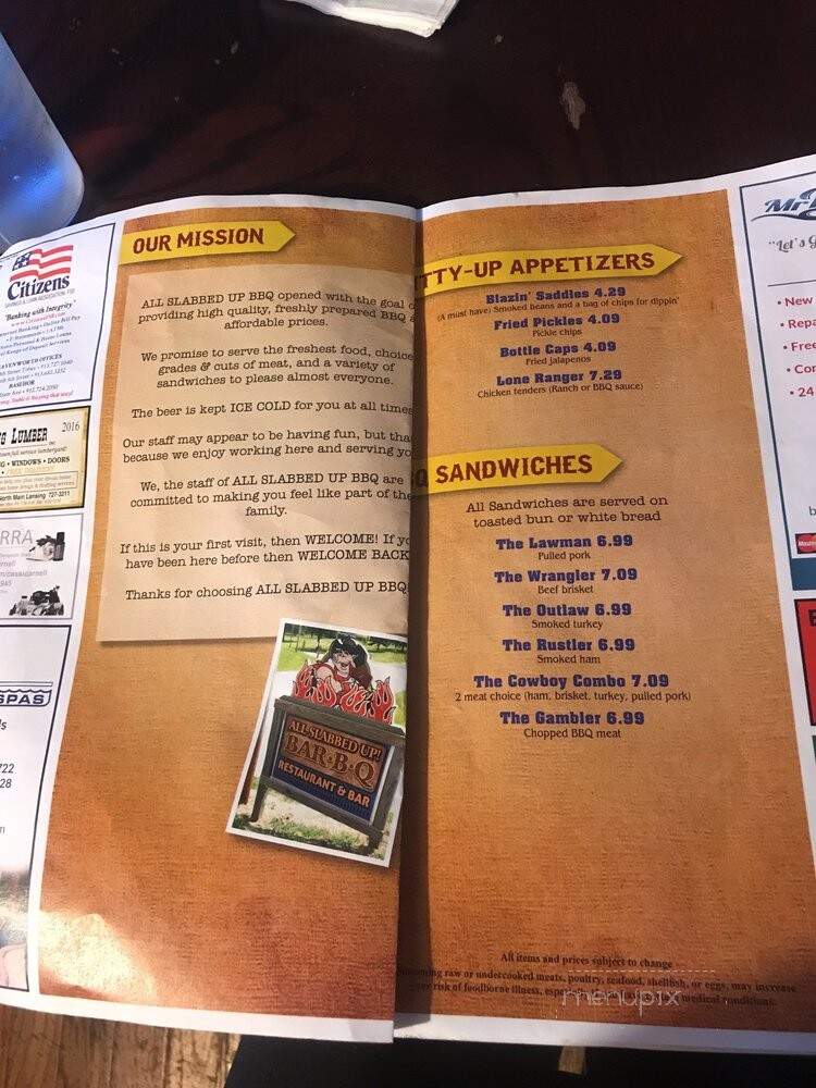 All Slabbed Up - Leavenworth, KS menu_pic