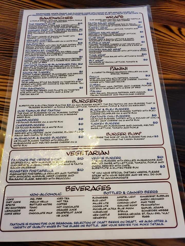 Paxton's Grill - Loveland, OH