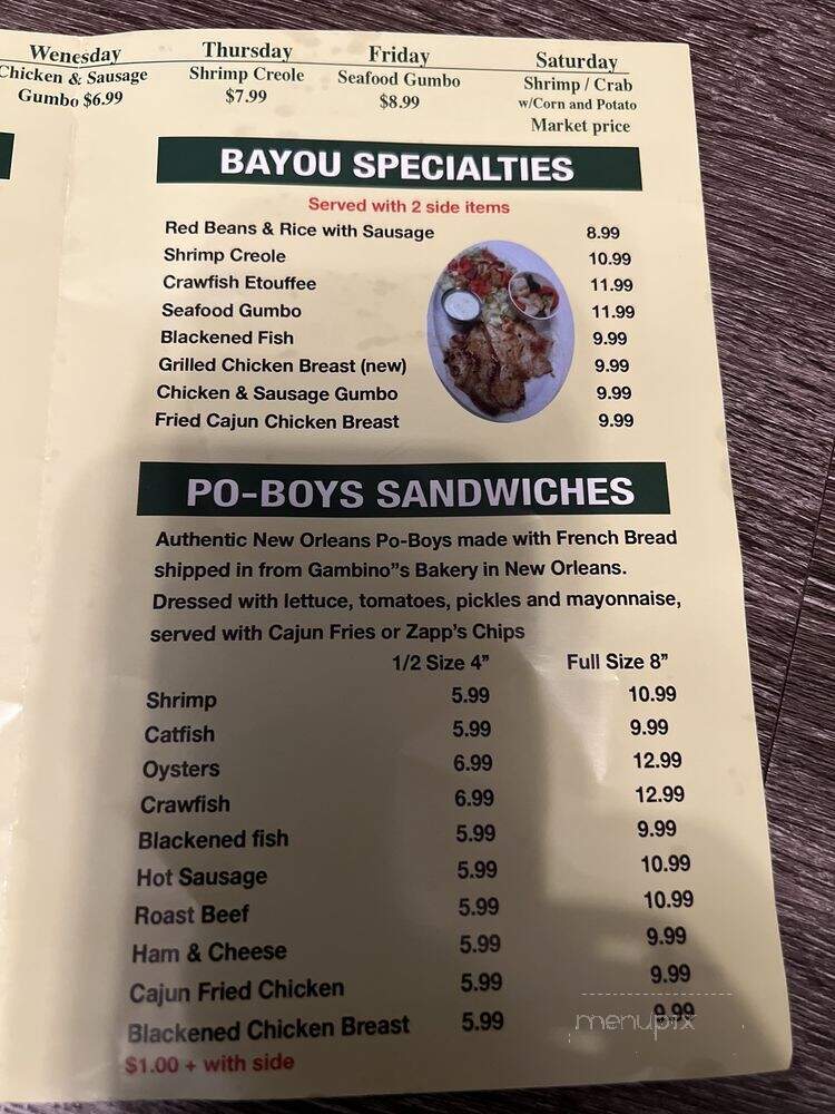Bayou Boys Cajun Specialty - Lewisville, TX