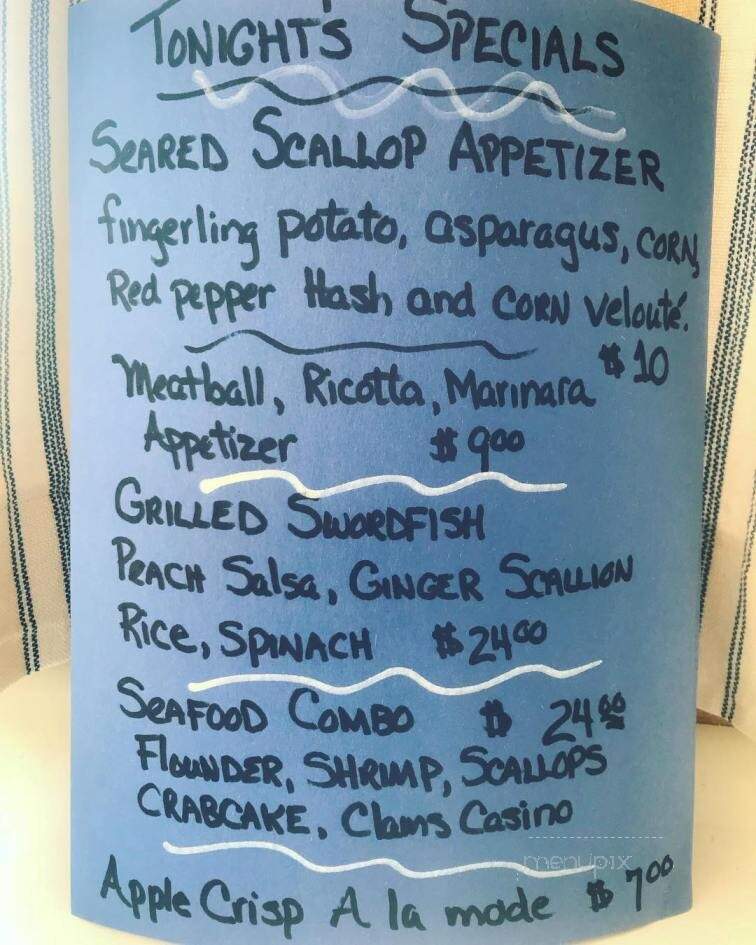 Admiral's Quarters Restaurant - Wildwood Crest, NJ menu_pic
