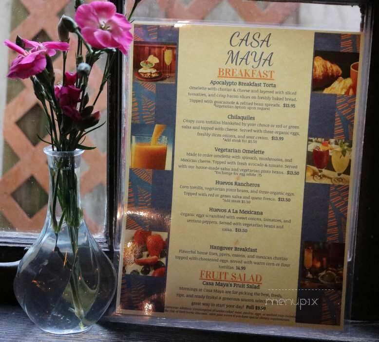 Casa Maya - St Augustine, FL menu_pic
