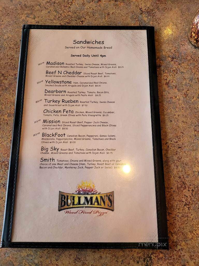 Bullman's Wood Fired Pizza - Kalispell, MT
